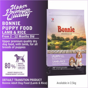 HOT DEAL/INTRODUCTORY OFFER: Bonnie Dog Food Products - 2.5kg, 15kg