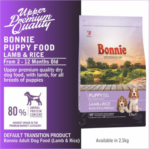 HOT DEAL/INTRODUCTORY OFFER: Bonnie Dog Food Products - 2.5kg, 15kg